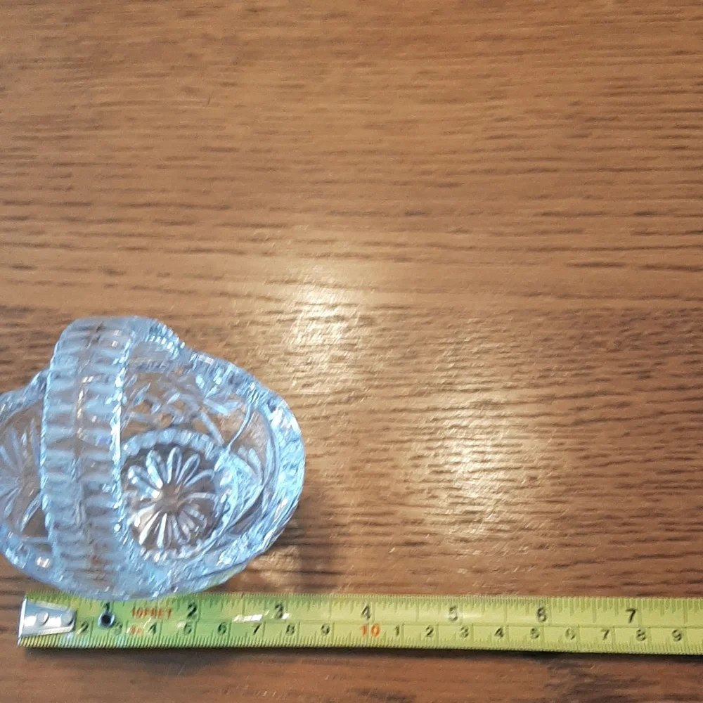 Princess House Crystal Glass Basket
